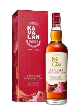 Whisky Taiwan Kavalan Triple Sherry Cask Single Malt 40% 70cl