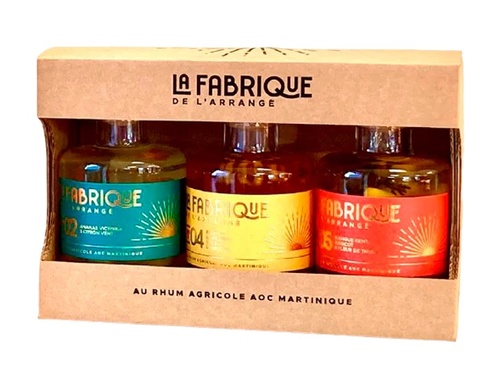 PUNCH AU RHUM AOC DE M. FABRIQUE DE L'ARRANGE 32% N°2-4-5 COFFRET 3*20CL