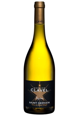 AOP COTES DU RHONE VILLAGES SAINT GERVAIS BLANC SYRIUS DOMAINE CLAVEL 2023