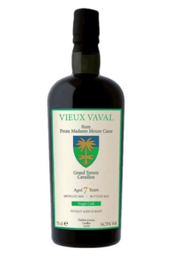 RHUM HAITI VIEUX VAVAL 7 ans 2018 Ex-Caroni Single Cask #VV17CR-5 54,75%