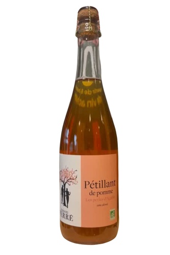 JUS DE POMME PETILLANT LES PERLES D'AGATHE 0% 75CL BIO
